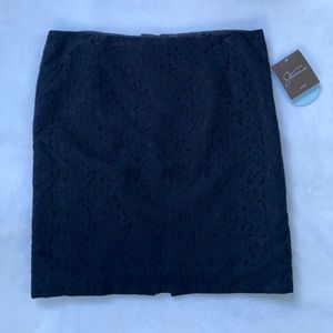 Jessica petite lace black skirt